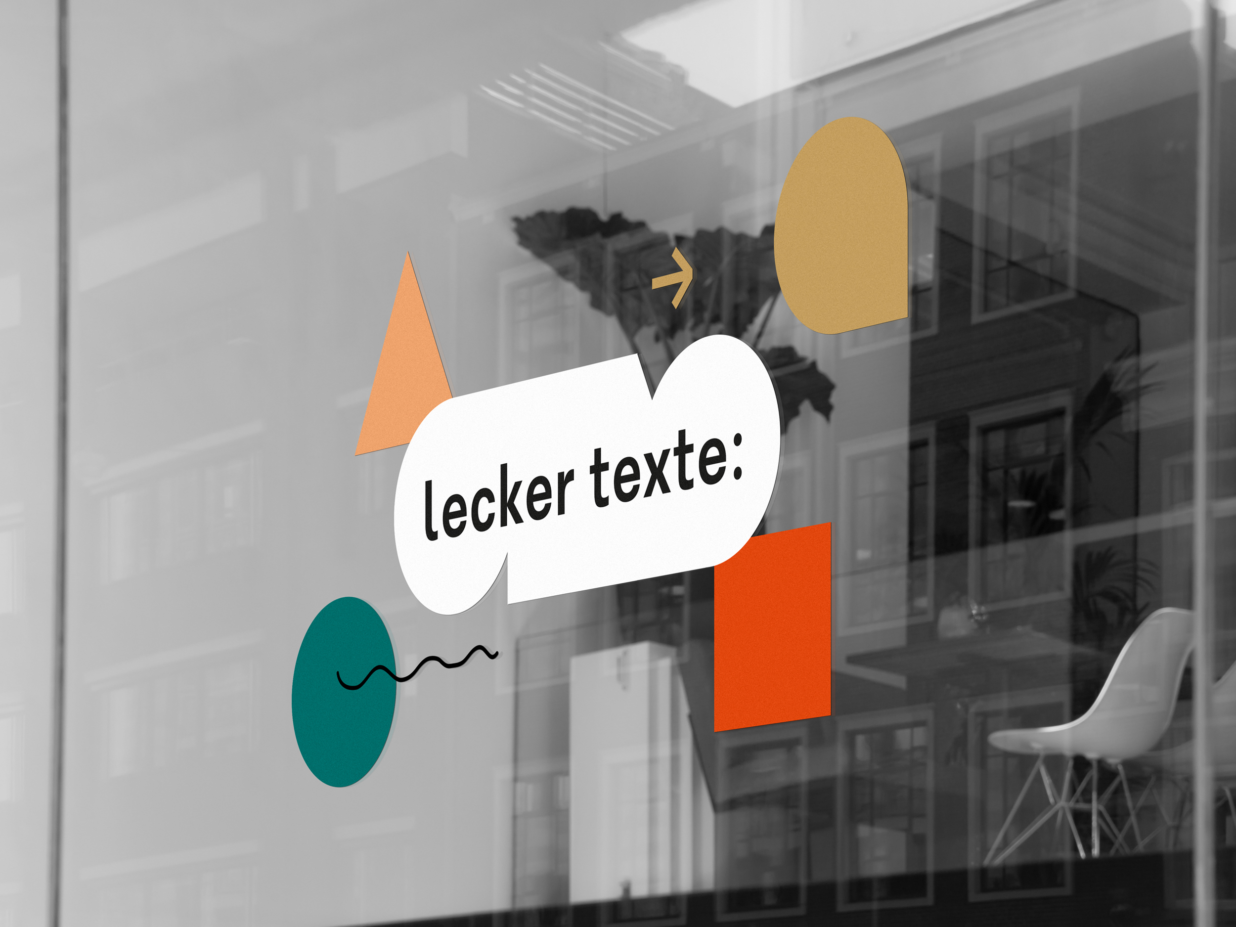 Lecker Texte Ladenfront