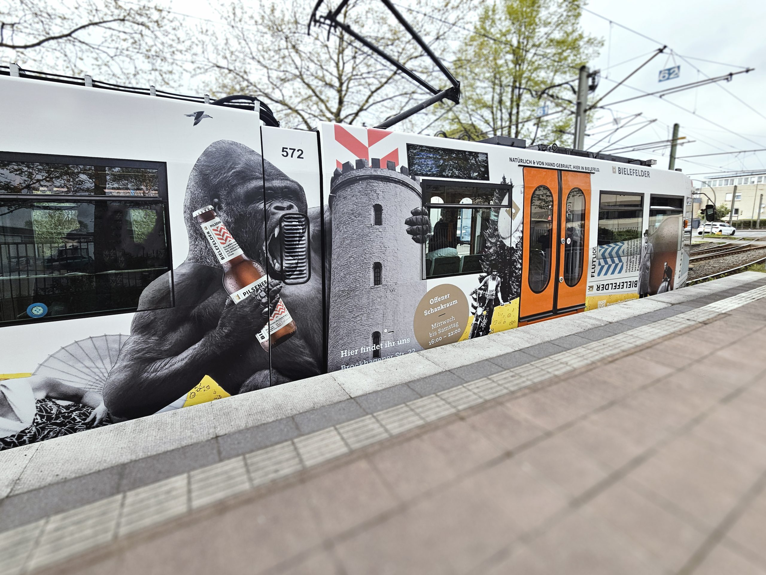 Stadtbahn Beklebung