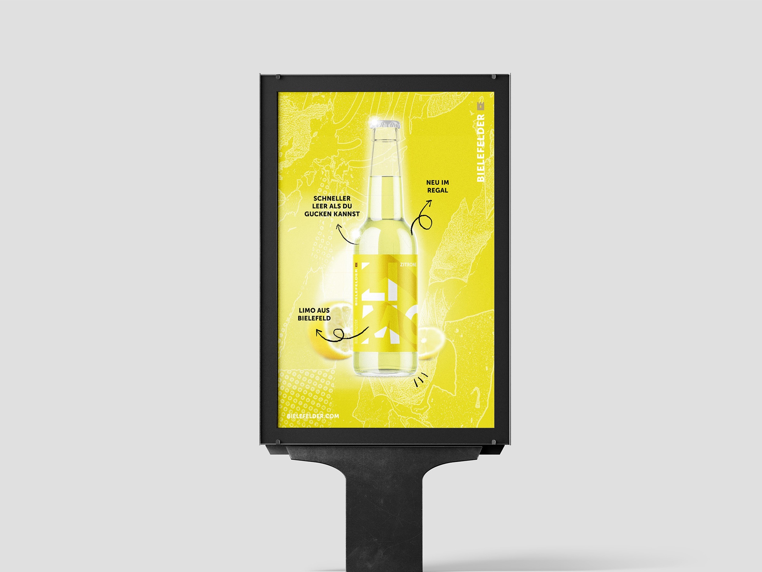 Mockup Werbetafel