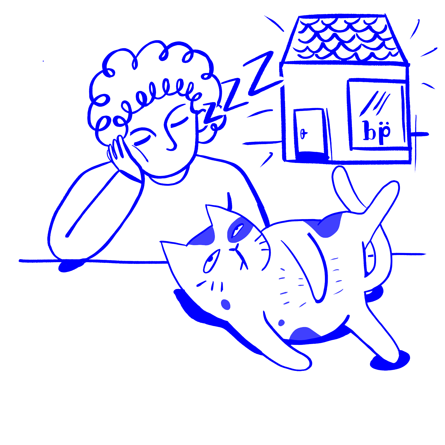 Illustration Katze