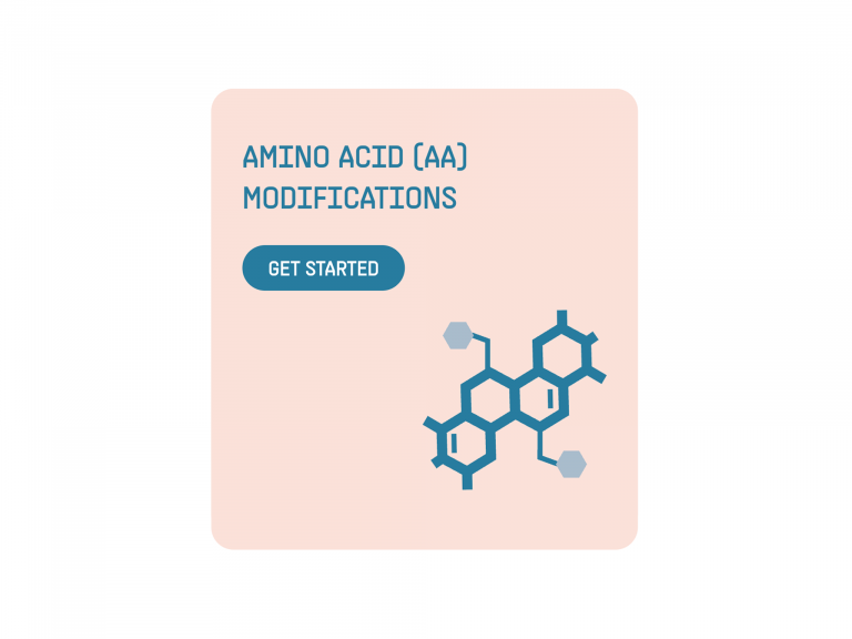 Biofidus Website Button Text: Amino Acid Modifications